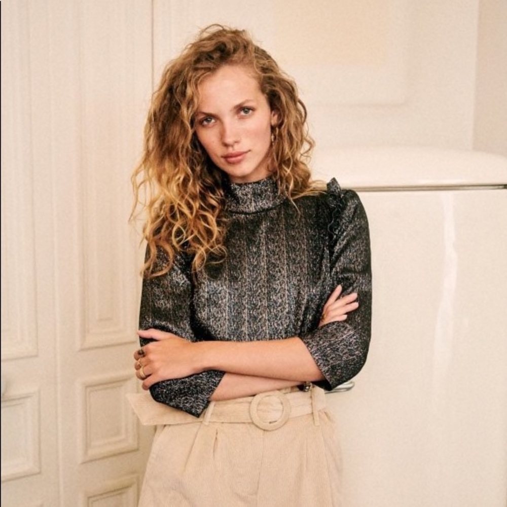 Sézane Jackie Blouse in excellent condition
